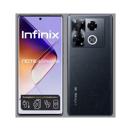 Infinix Note 40 PRO+  5G 12+256 gsm tel. Obsidian Black